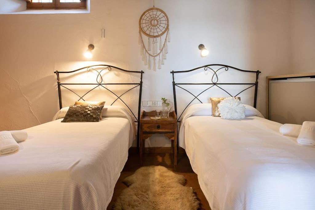 Casa Can Lluc Con Piscina, Jardin Y Vista Al Campo Sant Miquel de Balansat Esterno foto