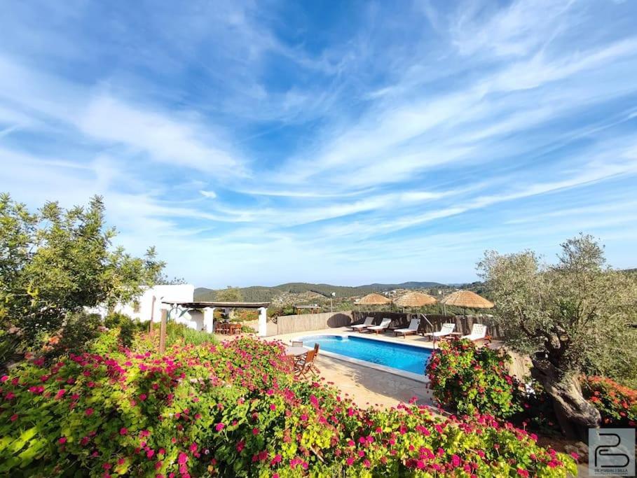 Casa Can Lluc Con Piscina, Jardin Y Vista Al Campo Sant Miquel de Balansat Esterno foto
