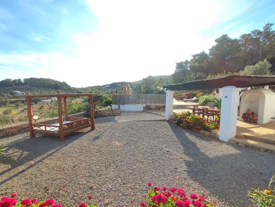Casa Can Lluc Con Piscina, Jardin Y Vista Al Campo Sant Miquel de Balansat Esterno foto