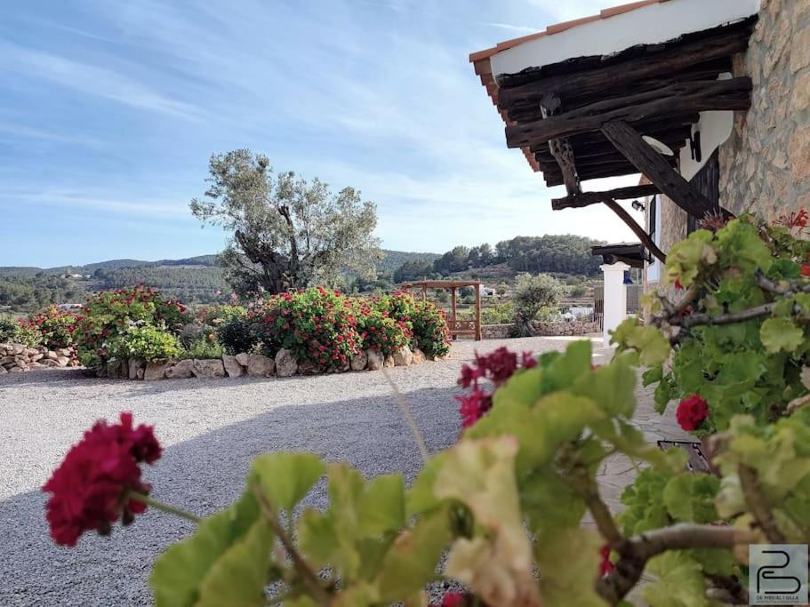 Casa Can Lluc Con Piscina, Jardin Y Vista Al Campo Sant Miquel de Balansat Esterno foto