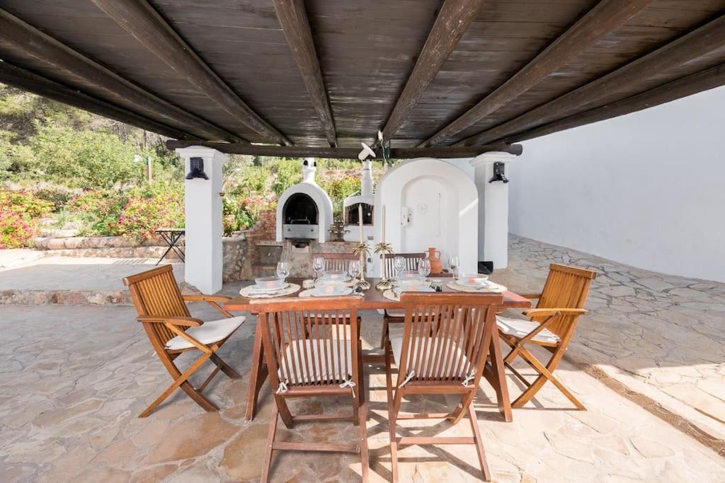 Casa Can Lluc Con Piscina, Jardin Y Vista Al Campo Sant Miquel de Balansat Esterno foto