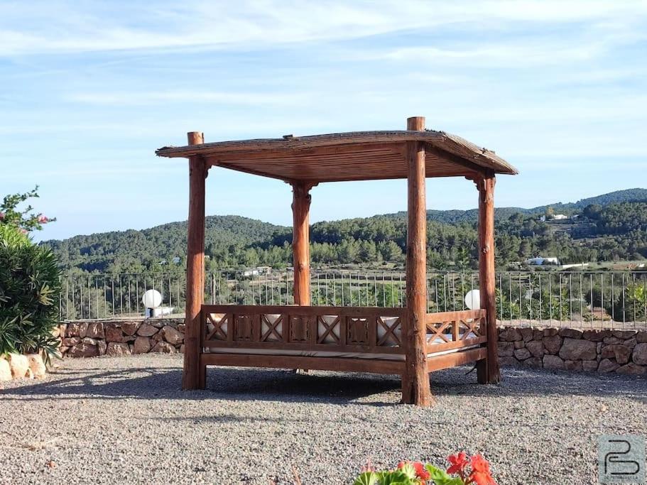Casa Can Lluc Con Piscina, Jardin Y Vista Al Campo Sant Miquel de Balansat Esterno foto