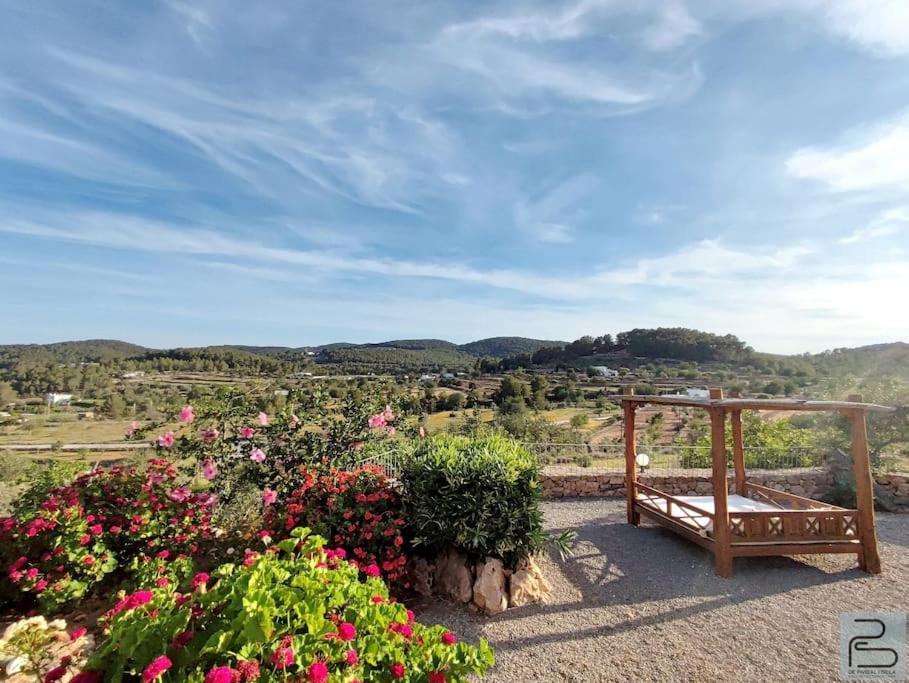 Casa Can Lluc Con Piscina, Jardin Y Vista Al Campo Sant Miquel de Balansat Esterno foto