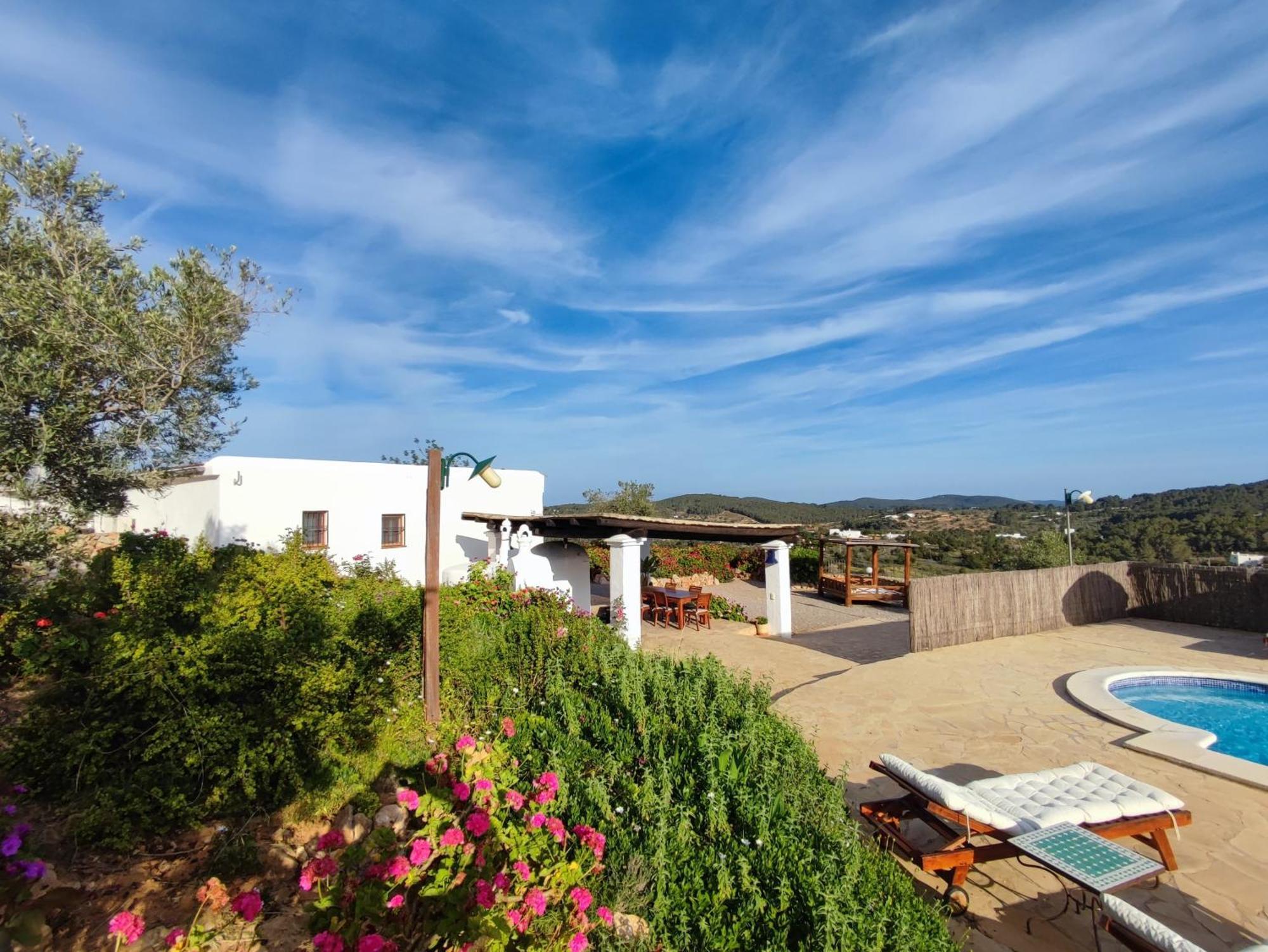 Casa Can Lluc Con Piscina, Jardin Y Vista Al Campo Sant Miquel de Balansat Esterno foto