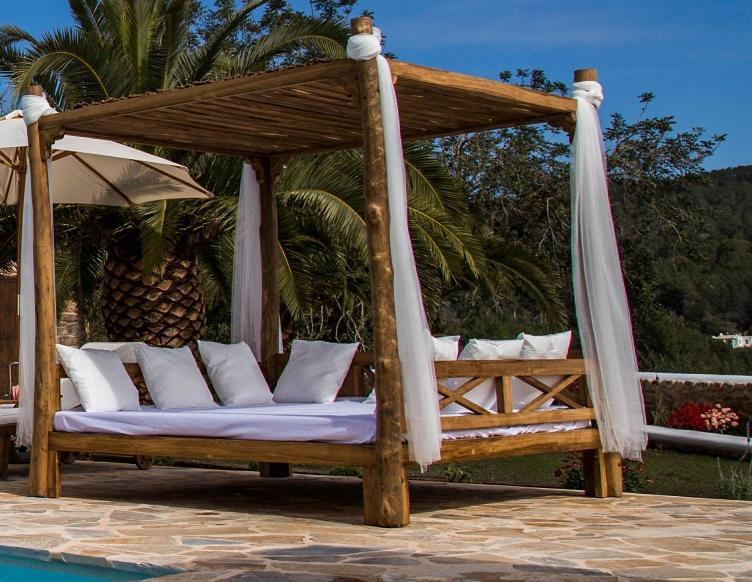 Casa Can Lluc Con Piscina, Jardin Y Vista Al Campo Sant Miquel de Balansat Esterno foto