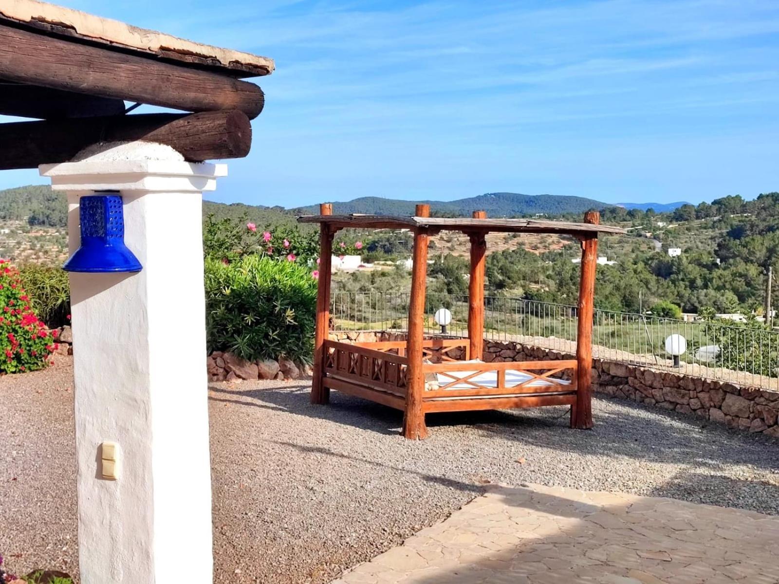Casa Can Lluc Con Piscina, Jardin Y Vista Al Campo Sant Miquel de Balansat Esterno foto